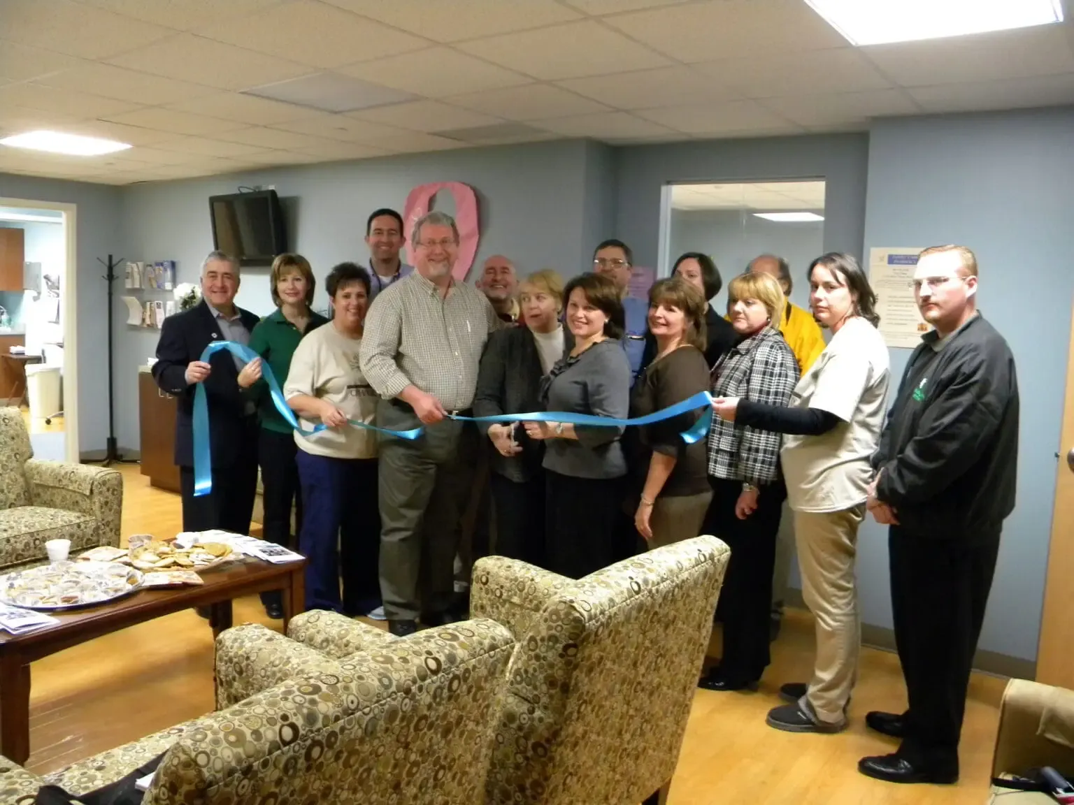 Ribbon cutting for the women’s health addition